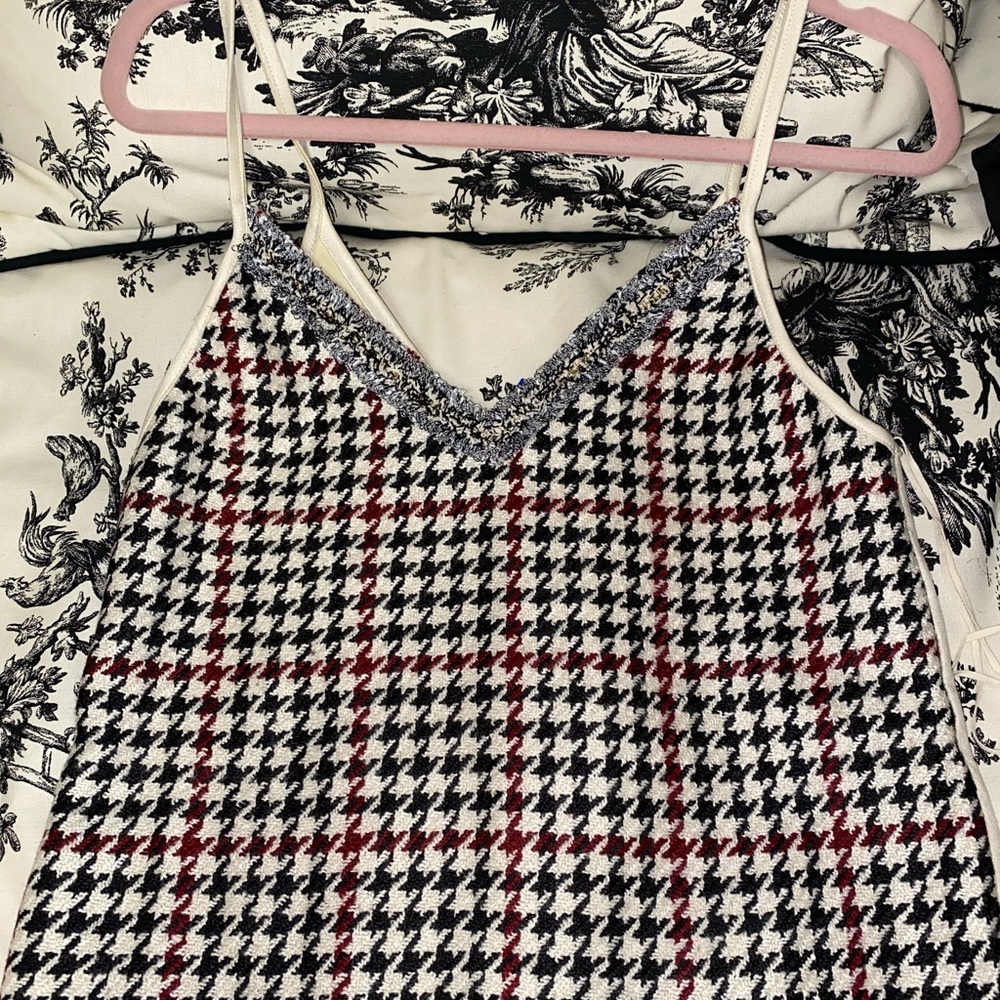 Women’s Zara Tweed/Suede Tank